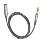 Devinal 6.35mm 1/4" inch TRS Plug Male to 1/4 Female Headphone Guitar Extension Cable Cord, Gold Plated Audio Cable Stereo Extender, 20 feet (6 M)