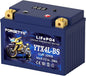 YTX4L-BS Lithium Motorcycle Battery, ATV Battery 12V 2.5AH 250CCA Compatible with Scooter, Snowmobile, Jet Ski, Scooter, PWC & More