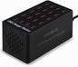 Charging Station, 100W20Port USB Charging Station, Multiple USB Charger Station, Charging Station for Multiple Devices, Multi USB Charging Station, Chargers for Multiple Devices, black
