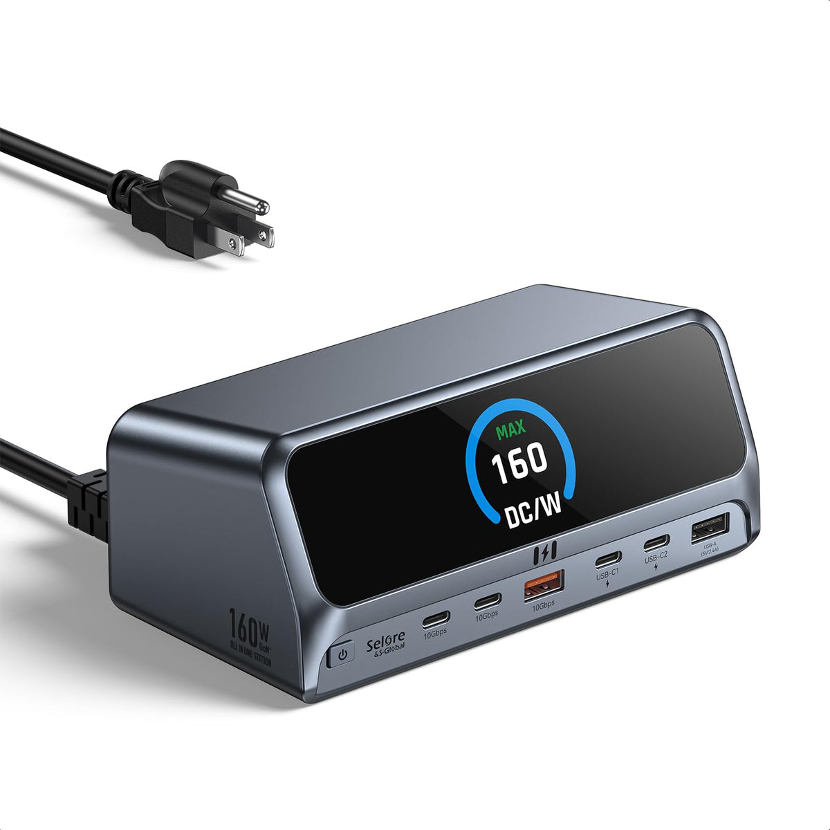 Selore Laptop Docking Station Dual HDMI Monitor 13-in-1 USB-C Dock