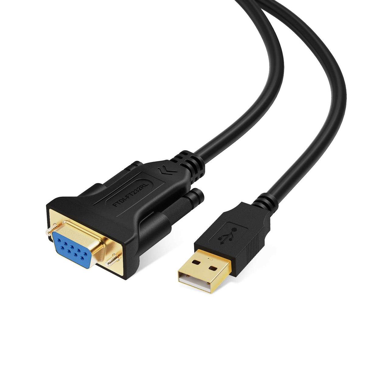 CableCreation USB to RS232 DB9 Serial Adapter Cable, FTDI Chipset, 6.6FT/2M