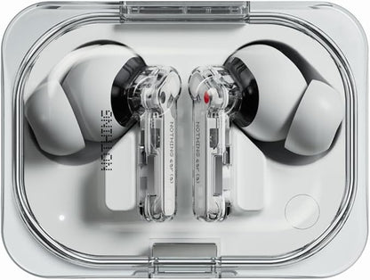 Nothing Ear (a) Wireless Earbuds, 45dB Hybrid Noise Cancelling Earbuds, Hi-Res Audio, Advanced Equaliser, Dual Connect, 6 Mics, 42.5H Playtime Ear Buds Wireless Bluetooth, White