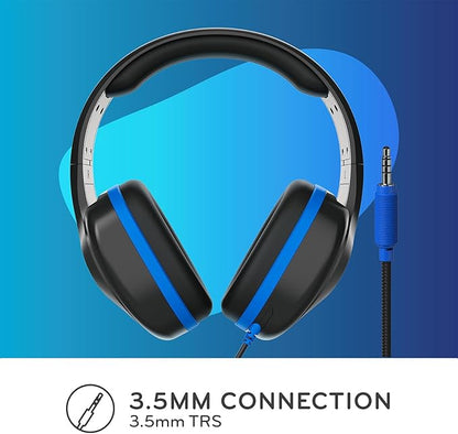 ThinkWrite Technologies REVO TW300, Premium Wired Over-Ear Headphones, Noise Reducing Headphones with 3.5mm Jack, Black