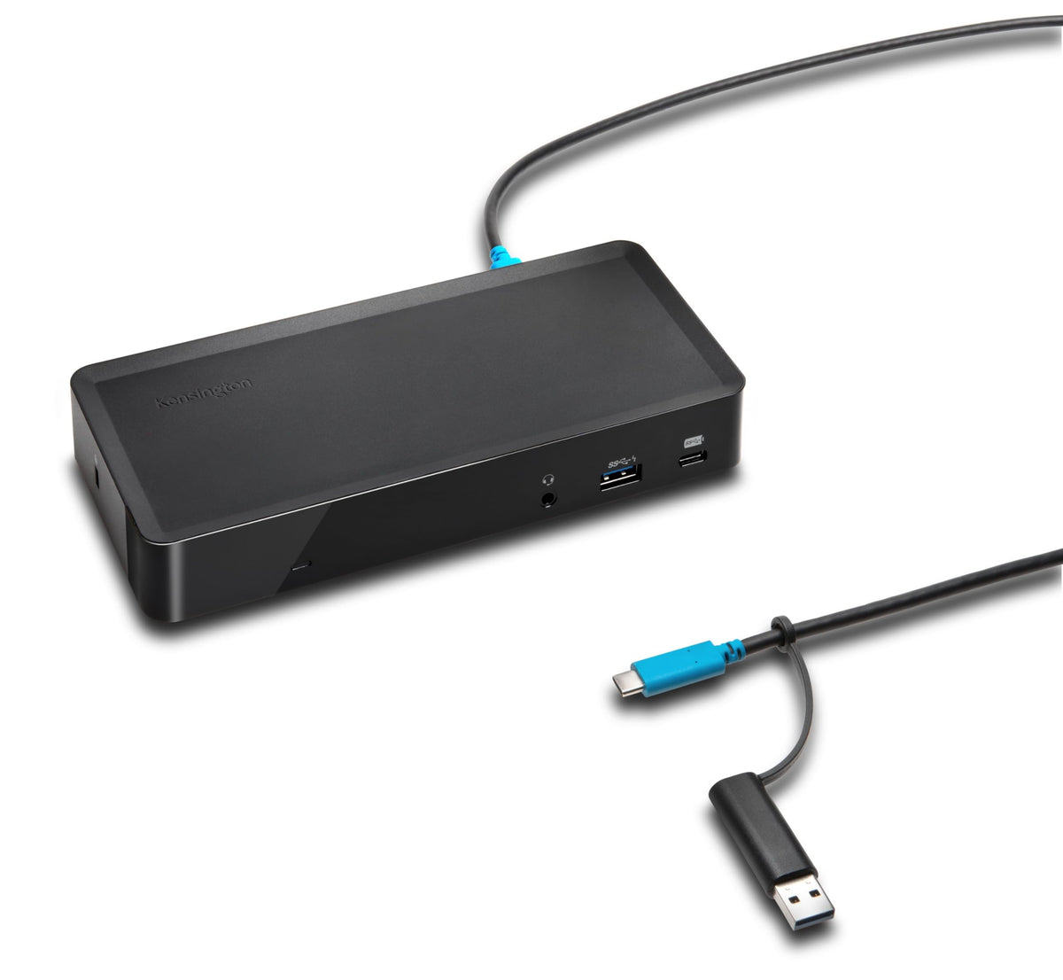 Kensington SD5910T DisplayLink Docking Station Thunderbolt 4, Quad 4K for MacBook Pro/Air M1/M2/M3/M4 with Pro and Max Chipsets, 100W PD, HDMI/DP/TB4, SD/Micro SD Card Slots (K35233NA), Black