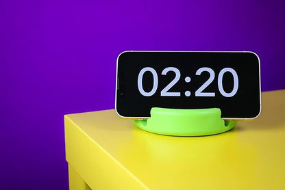 GoDonut – Phone Stand Original – Cell Phone Holder + Tablet Stand Desk Organizer – Compatible with Tablet, iPhone 16 15 14 Pro Max, Android & Most Smartphones - Black