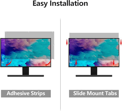 Computer Privacy Screen Protector 20 Inch with Hp Dell Acer Asus Samsung LG and More, Removable Security Shield Filter for 16:9 Aspect Ratio Monitor Like ViewSonic Sceptre(20" Diagonal 16:9 1 Pack)