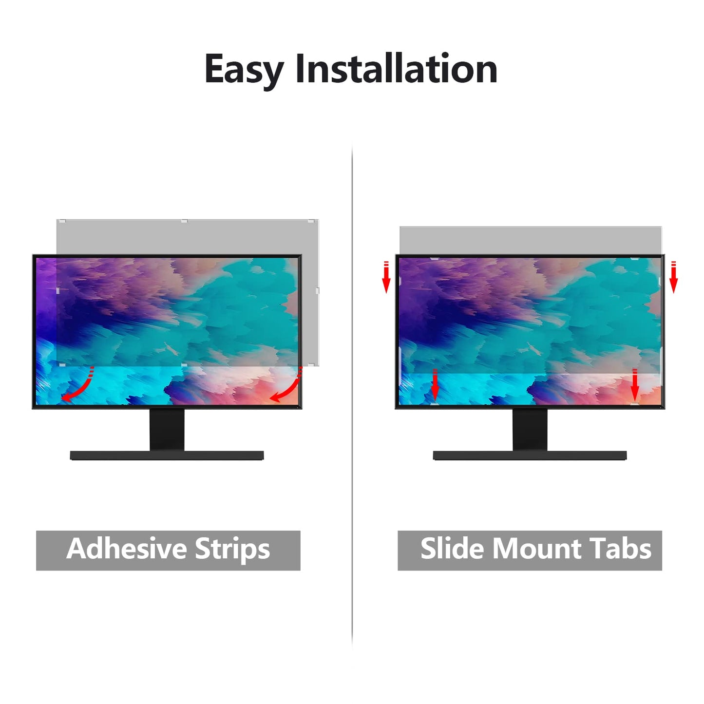 RedANGEL 20-Inch Computer Privacy Screen for 16:9 Monitor