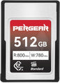 Pergear 512GB CFexpress Type A Memory Card, Up to 800MB/s Read Speed & 780MB/s Write Speed for 4K 120P,8K 30P Recording (Standard Series VPG200)