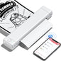 Phomemo M08F Portable Printers Wireless for Travel, Thermal Printer Support 8.5" X 11" US Letter Thermal Paper, Bluetooth Inkless Printer Compatible with iOS, Android, Laptop for Travel, Office, Home