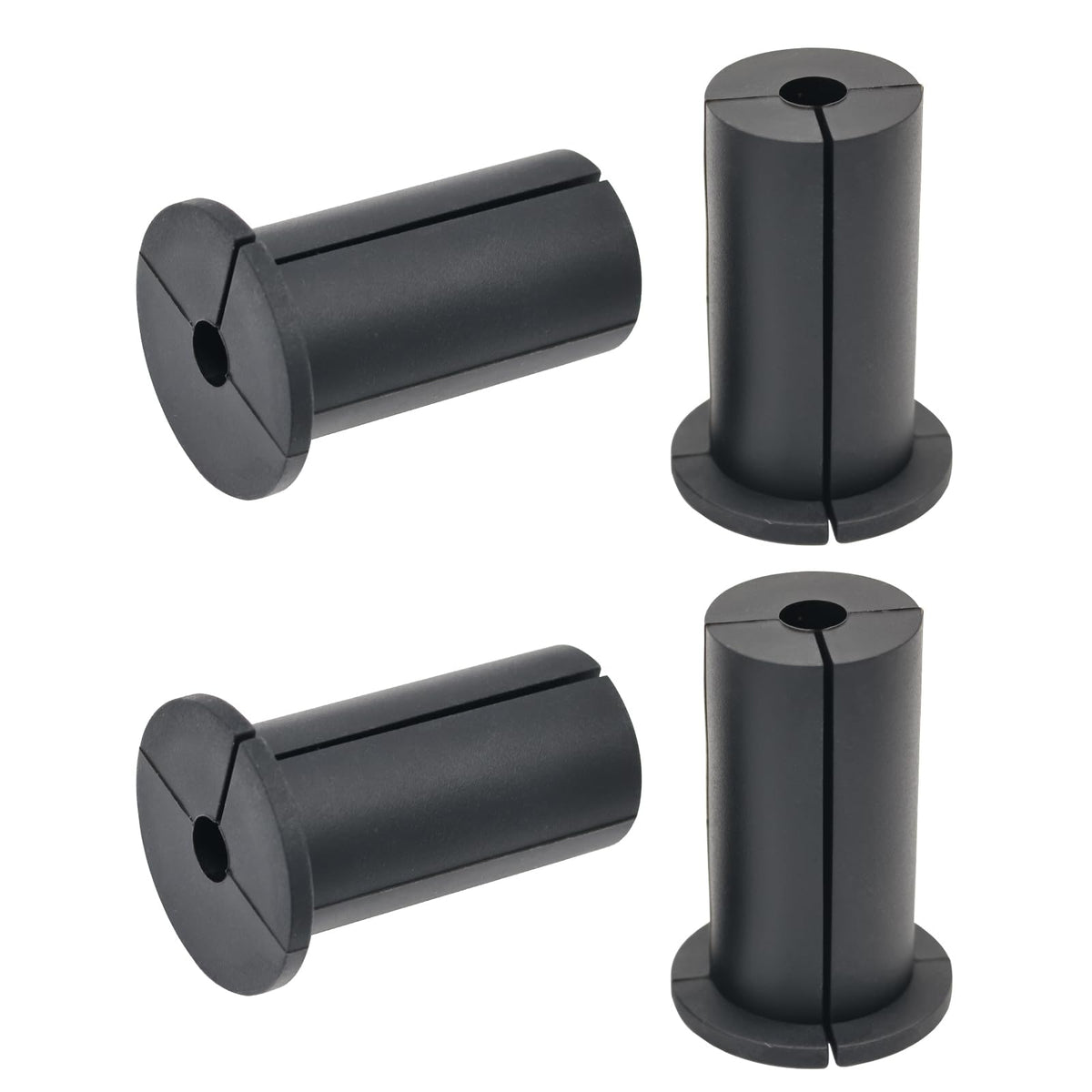 EASYEAH 2pc Black Starlink Cable Grommets 1" Silicone Wire Hole Grommet