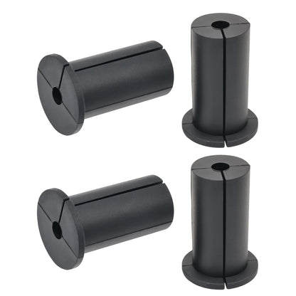 EASYEAH 2pc Black Starlink Cable Grommets 1" Silicone Wire Hole Grommet