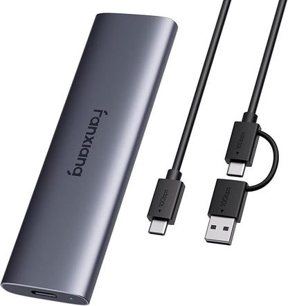 fanxiang 500GB External SSD - Portable SSD External Solid State Drive, 1000MB/s, USB 3.2 Gen2 Type-C, Aluminum Alloy, External Hard Drive for iPhone15/16,Android, Mac, Windows -PS1008