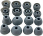 Replacement Ear Tips for Beats Urbeats2.0 Tour2.0 ibeats Beats x, Beats Flex Secure Fit for Powerbeats Pro Silicone Earbuds Washable Sweat-Resistant Noise Isolation 8 Pairs (Dark Grey)