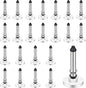 24pcs Stylus Tips Replacement Tips Only, High Precision Replaceable Stylus Pen Disc Tops, Silicone Round Stylus Pen Tip for Mobile Phones and Tablet PC Touch Screen Devices