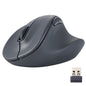 ELECOM Wireless Ergonomic Shape Mouse, 2.4GHz with Mini USB Receiver, Silent Click, Right Hand 2000DPI, 5 Buttons, Optocal Sensor, Compatible with PC, Mac, Laptop, EX-G, Lsize Black (M-XGL30DBSKBK)