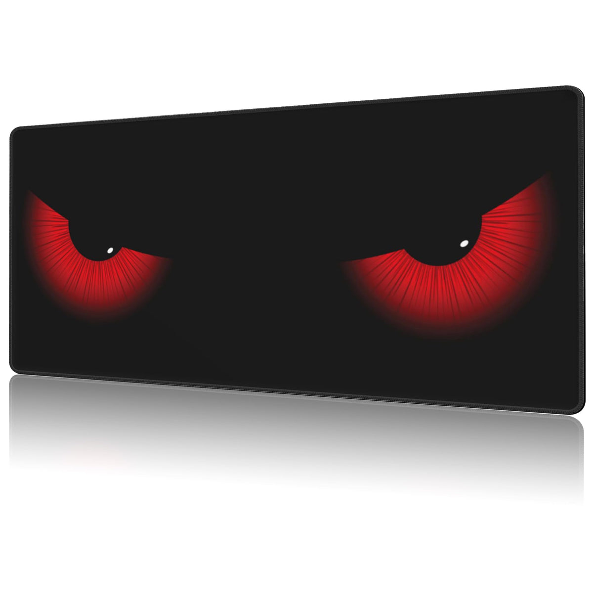 NIYLYNSYN Mouse Pad Large Wave in The Night Sky Non-Slip Game Desk Mat with Stitched Edge Laptop Keyboard Desk Pad for Work Home Gaming (35.4 x 15.7 Inches)
