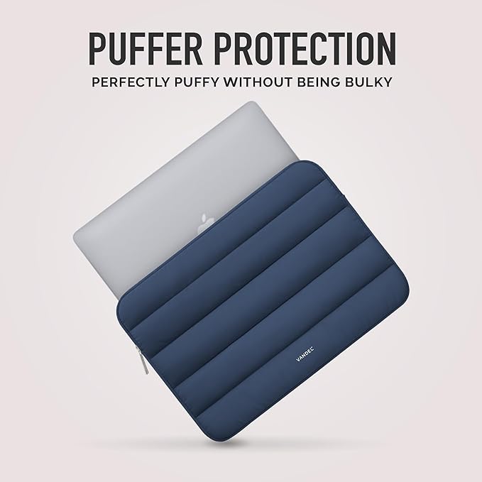 Vandel - The Original Puffy Laptop Sleeve 15-16 Inch Sleeve for Women and Men MacBook Pro 16 in Case, Cute Computer Bag 15.6 Inch HP Carrying Case - Apple, Asus, Dell, HP Laptop Case 15.6 Cover