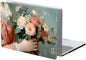 Compatible with MacBook Air 13.3 13.6 Inch Case 2022 2021 2020 2019 Plastic Hard Shell Case Cover,13.6 Air (A2681) M2 2022, A Lady with Flowers