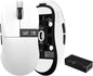 Chilkey Glacier LW 8K M Wireless Gaming Mouse with Screen - 49g Super Lightweight - Dual 8K Polling - Maximum 30000 DPI - Optical Switch - Tri-Mode 2.4G/USB-C/Bluetooth 5.2 - White