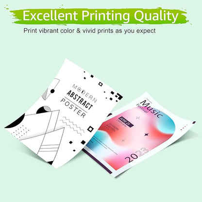 greencycle GI-20 GI20 Refill Ink Bottle Kit 4 Pack, Compatible for Canon PIXMA G6020 G7020 G5020 MegaTank Printer, 170mL Black Ink, 70mL Cyan Magenta Yellow Ink