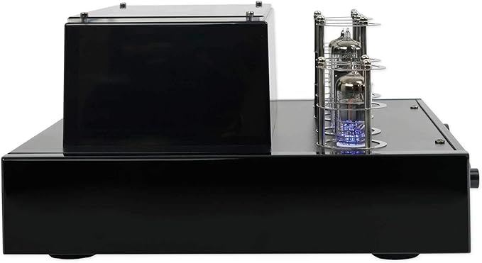 Rockville BluTube LED 70W Tube Amplifier Home Theater Stereo Receiver with Bluetooth, HDMI & Optical, Black with Blue Lights - Perfect for Audiophile Music, Home Theater & Gaming