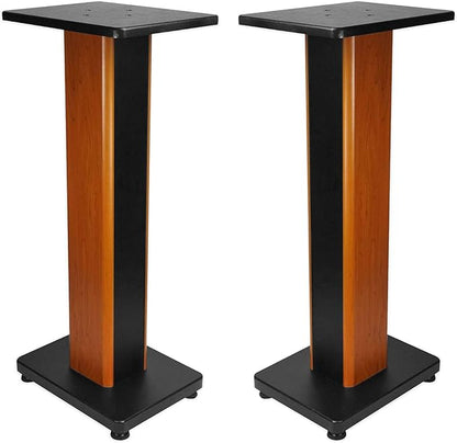 Rockville 28" 2-Tone Bookshelf Speaker Stands Surround Sound Home Theater (RHT28C)