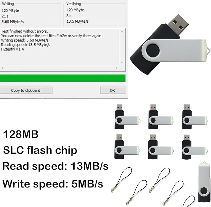 lcwamy 128MB Flash Drives 100 Pack USB Drives Bulk USB Flash Drive 100 Pack Flash Drive Bulk USB Thumb Drive CupShadow (Black, No Logo 128M 100PCS)