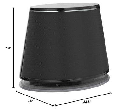Amazon Basics Stereo 2.0 Speakers for PC or Laptop with Volume Control, 3.5mm Aux Input, USB-Powered, 1 Pair, Black