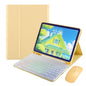 Disonbeir for iPad 11th (A16,2025) 11-inch, iPad 10th Gen 10.9 Inch 2022 Keyboard Case with Mouse and Rainbow Backlit Magnetic Detachable Bluetooth Keyboard Cover,Misty Blue
