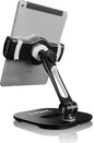 Tablet Stands and Holders Adjustable: Tablet Cell Phone Holder 360 Degree Swivel Angle Rotation for 4 to 11 inches Tab Phone iPad Samsung Galaxy Perfect POS Kitchen Bedside Office Table Reception