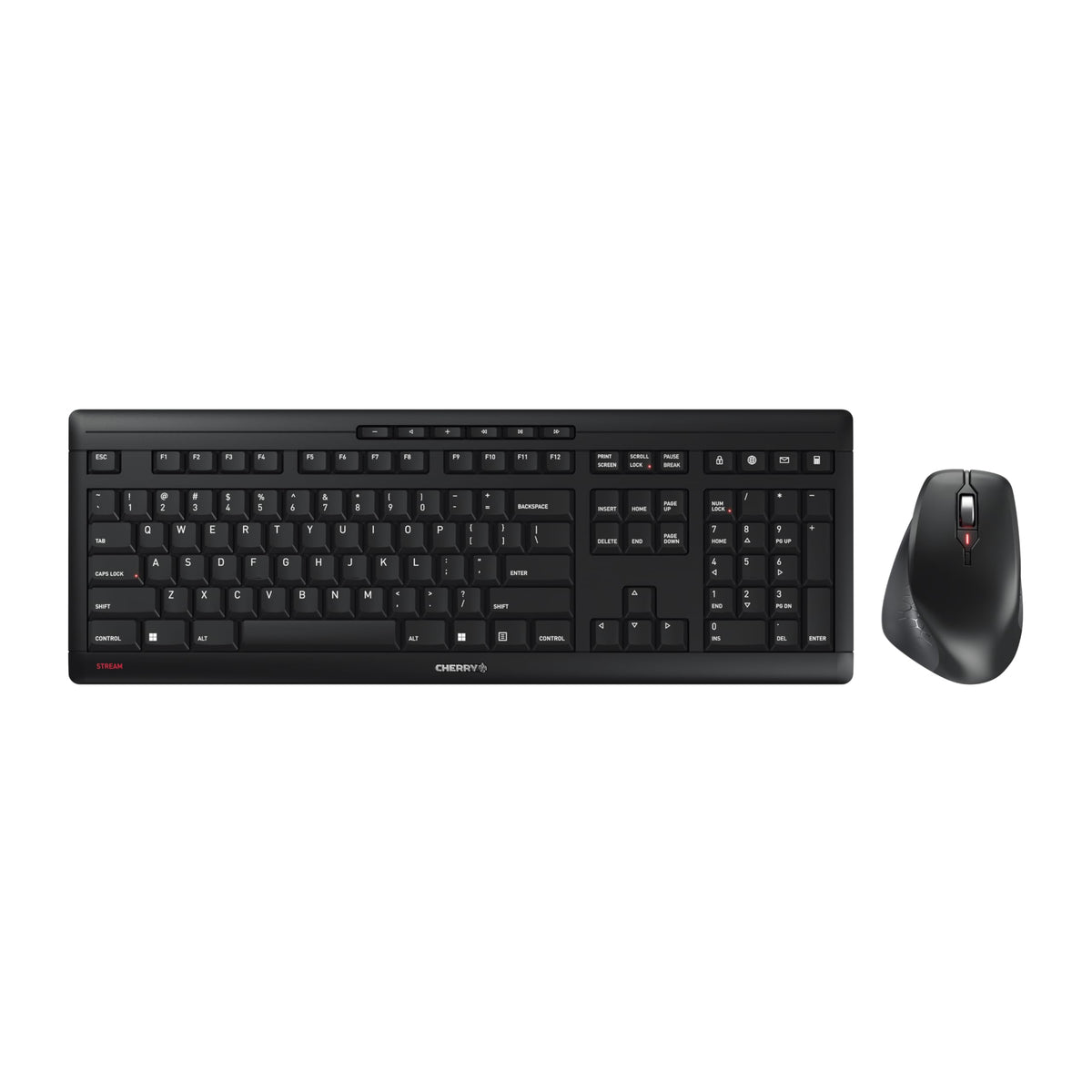 Cherry Stream Wired Keyboard Without Number Pad, Compact TKL