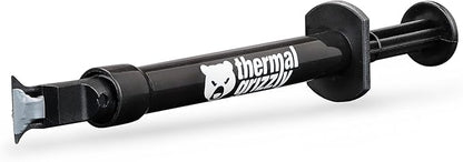 Thermal Grizzly - Duronaut - Enhanced Durability & High Performance Thermal Paste - for Maximum Conductivity While Overclocking CPU/GPU/PS4/PS5/Xbox with 12 Cleaning Wipes 6 Wet & 6 Dry (2g + Wipes)