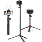 ULANZI MT-44 Extendable Phone Tripod, 59" Portable Selfie Stick Vlog White