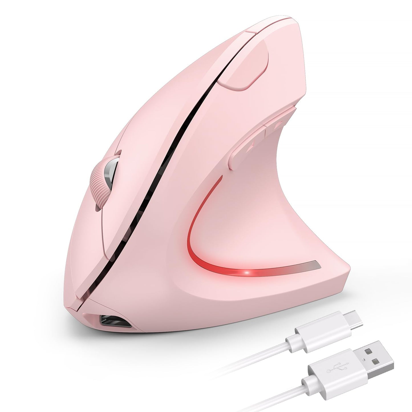 TECKNET Wireless Ergonomic Mouse, Rechargeable Wireless Vertical Mouse