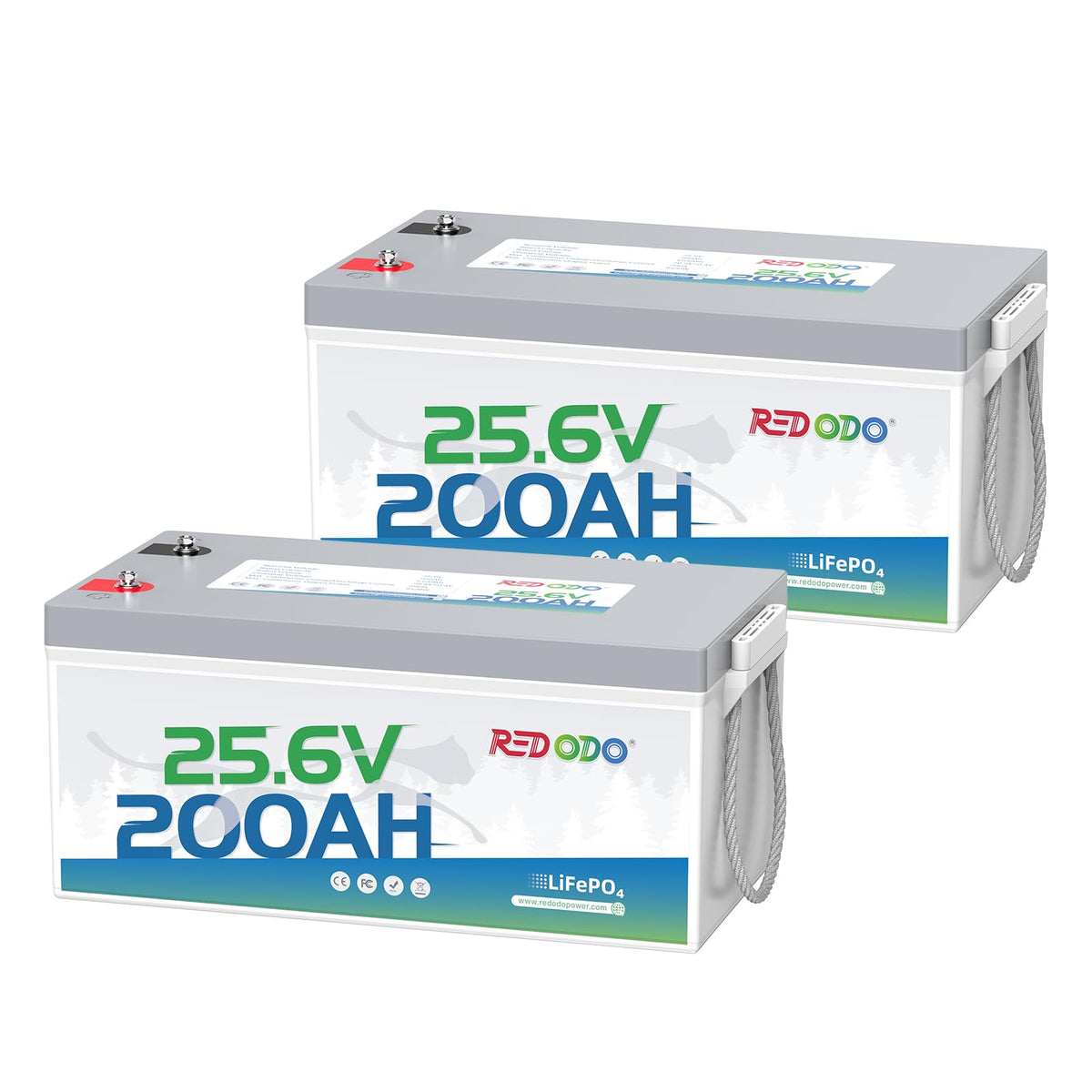 Redodo 24V 100Ah Marine Lithium Battery, for RV, Trolling Motor