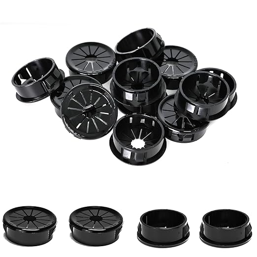 BOPOREAE Cable Grommet, Snap Bushing 1-1/8" (28 mm) Mounting Diameter