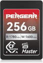 Pergear 256GB CFexpress 4.0 Type A Memory Card VPG200, Up to 1780MB/s Read Speed & 1600MB/s Write Speed for 4K 120P, 8K 30P Video Recording(Master Series), Compatible for Sony Alpha & FX Cameras