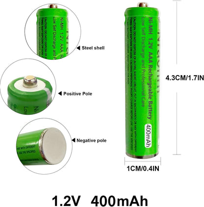 8 Pack Ni-MH AAA Rechargeable Batteries for Panosonic Cordless Phone