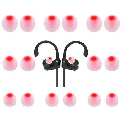 TSZYYM Earbud Tips Ear Bud Tips Soft Anti Slip Washable and Reusable Silicone Replacement Earbud Tips Fit Most in-Ear Earbuds(Inner Hole 3.8mm -5.1mm) 18pcs S M L