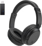 Wireless Bluetooth Headphone Over Ear, Bluetooth Transmitter for TV,PC,3.5mm Audio Device, Wired and Wireless Headset (Black)