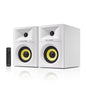Sanyun SW205 2.0 Bookshelf Speakers, Room-Filling Expanded Stage, Dual-DSP