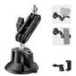 NEEWER Suction Cup Phone Holder & Camera Mount Compatible with GoPro DJI Insta360 iPhone, Car Phone Mount with Action Camera Adapter 360° Magic Arm for Vlogging Video Recording, CA158
