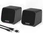 Computer Speakers,Computer Speakers for Desktop PC,Desktop Speakers,Small Computer Speakers USB Powered 3.5mm Aux Speaker for PC,Laptop,Tablet,Phone