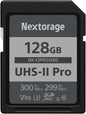 Nextorage Japan SD Card UHS-II 128GB 2-Pack Memory Card Canon Nikon Sony