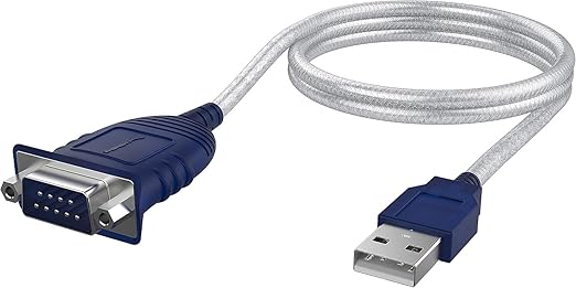 SABRENT USB 2.0 to Serial (DB9 RS232) Adapter Cable, Prolific Chipset, Driver Support Required for Some Systems, Windows 11/10/8/7, macOS, Linux (CB-DB9P)