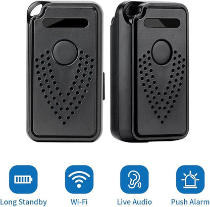 480Hr WiFi Mini Voice Recorder Live Stream 128G Voice-Activated Audio Recorder Digital Voice Recorder for Meetings, Interviews, Classroom