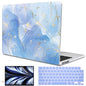 LCMOCICO for MacBook Air 13 inch Case M5 M4 M3 M2 2026-2022, Blue Marble