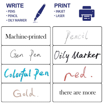 1" x 2-5/8" Address Labels 3000 Labels Sticker Paper for Laser/Ink Jet Printer mailing Labels 8.5"×11" White 30 per Sheet