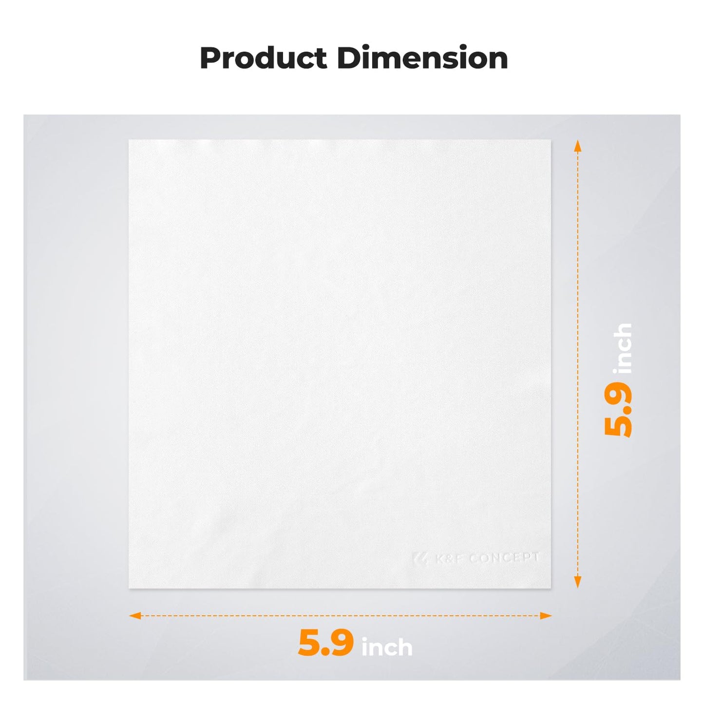 K&F CONCEPT Vacuum Packaging Microfiber Cleaning Cloths X20,for Glasses
