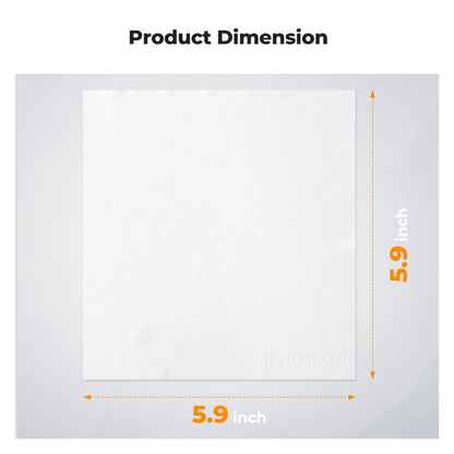 K&F CONCEPT Vacuum Packaging Microfiber Cleaning Cloths X80,for Glasses